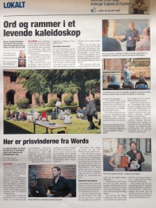 Hele artiklen om Words Fortællefestival - Helsingør Dagblad juni 2016